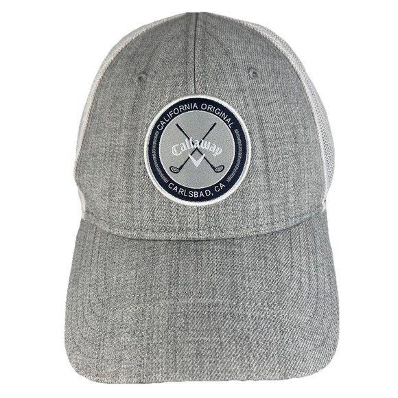 Callaway Carlsbad California Open Cap Hat Mesh SnapBack Golf PGA LPGA GRAY Woods - Picture 1 of 13
